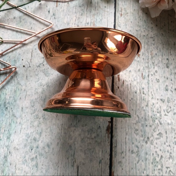 Copper guild candle holder stand decor rose gold - Picture 5 of 5